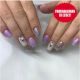 Diamond Nails Gél Lakk - 4 ml DN080 - Gyöngyház Levendula  - Új ecsettel!